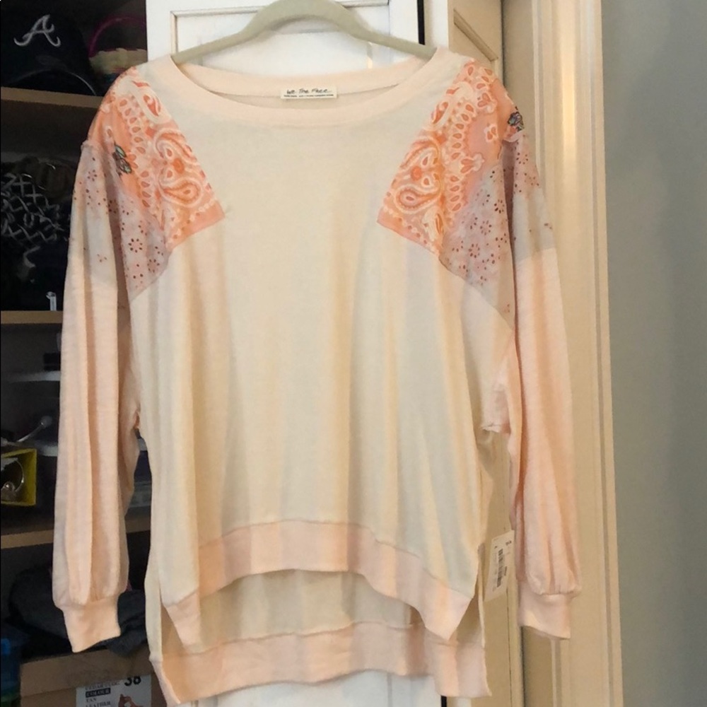 We the Free Alabaster Combo Top